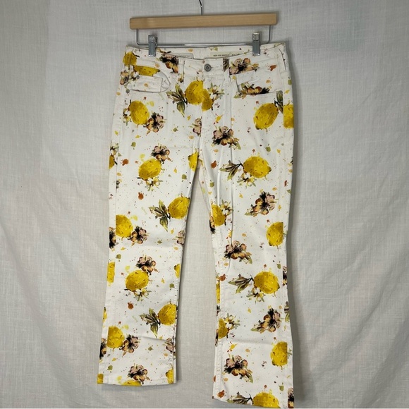 Anthropologie Pilcro Women's Cropped Bootcut High-Rise Lemon Jeans NWOT … - Picture 1 of 11